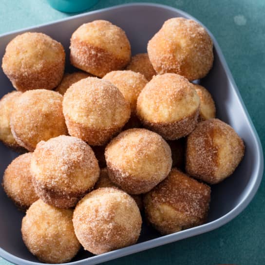 Make the Cutest Doughnut Holes in a Mini-Muffin Tin
